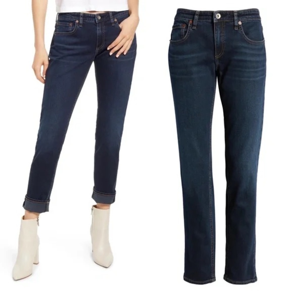 Rag & bone Dre Low-Rise Slim Boyfriend Jeans Bianca